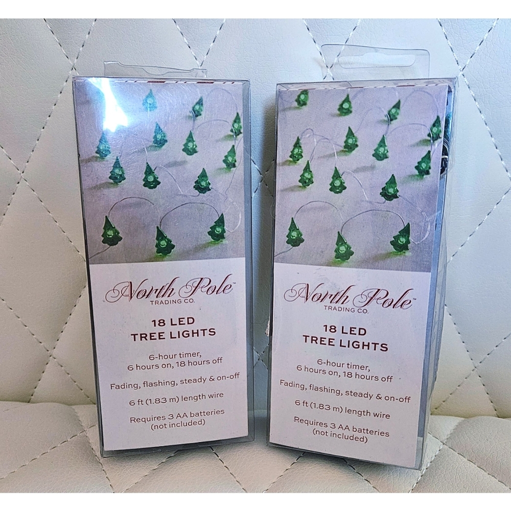 North Pole Trading Co. Green LED Tree Lights